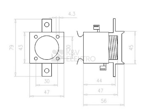 Obrázek produktu Pojistkový spodek 1-pólový s plastovým krytem 63A EATON DIII-SO/63/1/ 112153 1