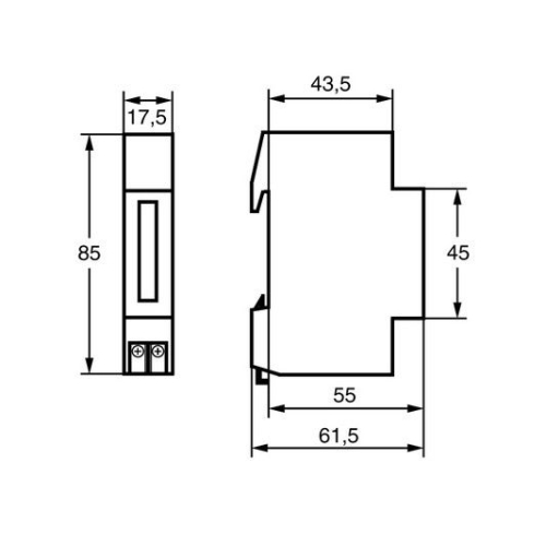 Počítadlo provozních hodin Paladin 311170 (BW 70.18) 230V 1008139