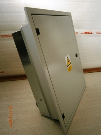 Elektroměrový rozvaděč RE10T/Z-KV-S B25/3 zapuštěný šedý pro ČEZ EGD (E.ON) pro stávající odběrná místa