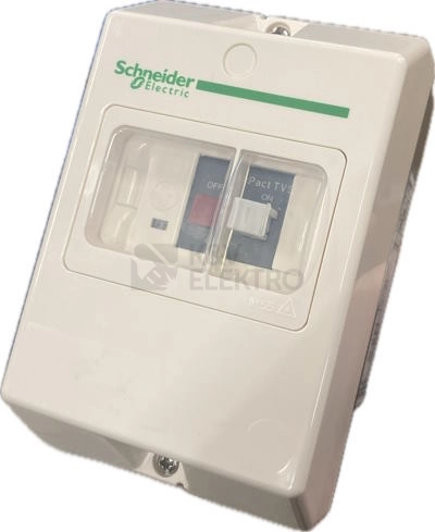 Obrázek produktu Izolační skříň motorového spouštěče Schneider Electric GV2MC02 pro GZ1 a GV2M IP55 1
