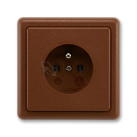 Obrázek produktu ABB Classic zásuvka hnědá 5517-2389 H3 0