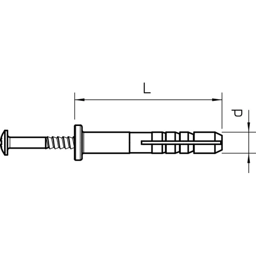 Natloukací hmoždinky OBO 910 SD 8x55 2351099 (50ks) (obrázek 3)