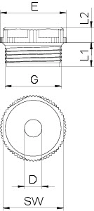 Průchodka šroubovací OBO 90 PG13.5 DSMB 2032538 (obrázek 3)
