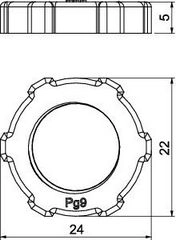 Matice OBO 116 PG 9 světle šedá 2043092 (obrázek 4)