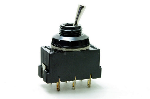 Obrázek produktu Vypínač Desko 3336-62890 páčkový vestavný 4A 250V černá matice 0