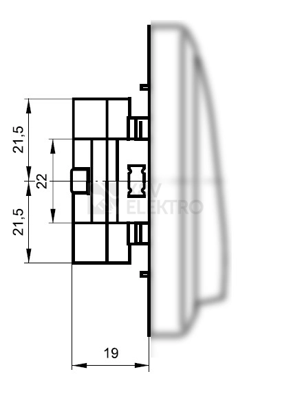 Obrázek produktu ABB tlačítko č.1/0So 1/0S 3558-A91342 2
