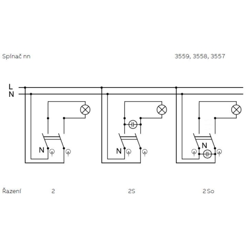 ABB vypínač č.2S 3558-A02340