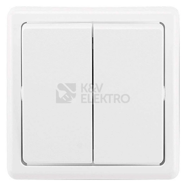 Obrázek produktu ABB Classic vypínač č.5 jasně bílá 3553-05289 B1 0
