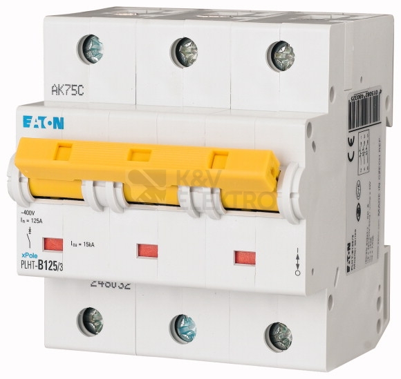 Obrázek produktu Jistič EATON PLHT-125/3/C 125A PLHT-C125/3 248041 0