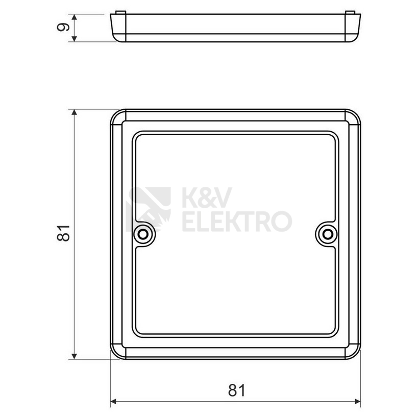 Obrázek produktu Víčko KOPOS VLK 80/R HB bílá 1