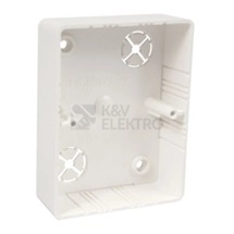 Obrázek produktu Krabice lištová 6485-10 pod dvojzásuvku 80x105x26mm 0