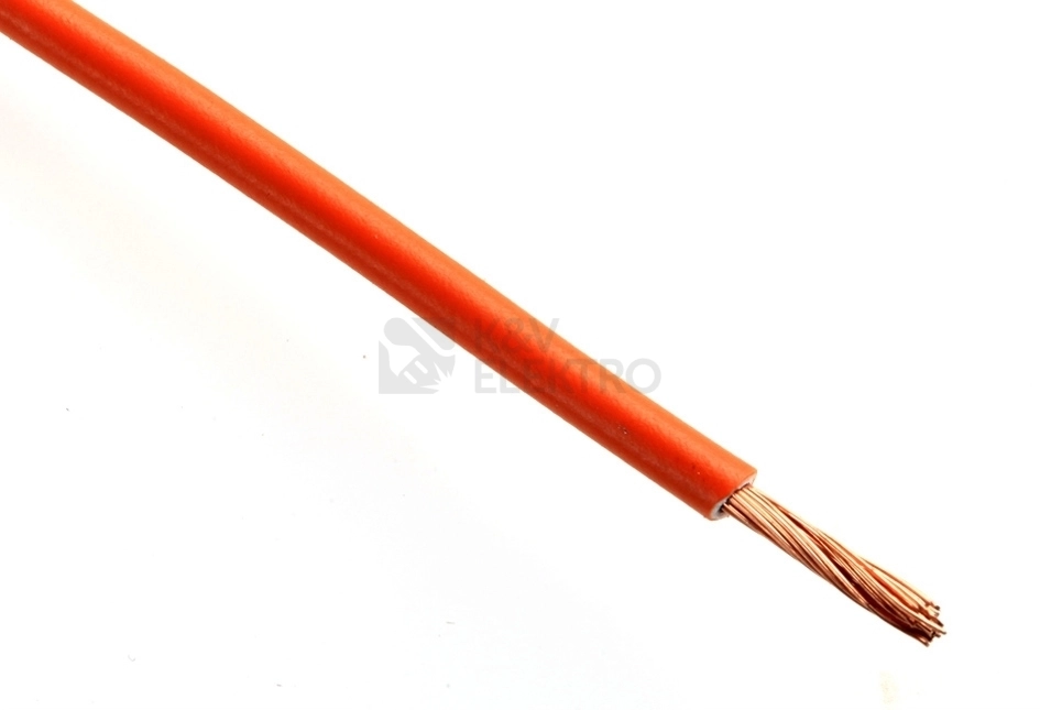 Obrázek produktu Vodič H05V-K 1 oranžová (CYA 1) (100m) 0