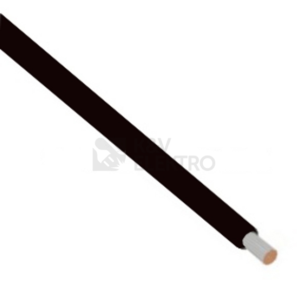 Obrázek produktu Vodič silikonový CSA 25 černá V07S-K 0