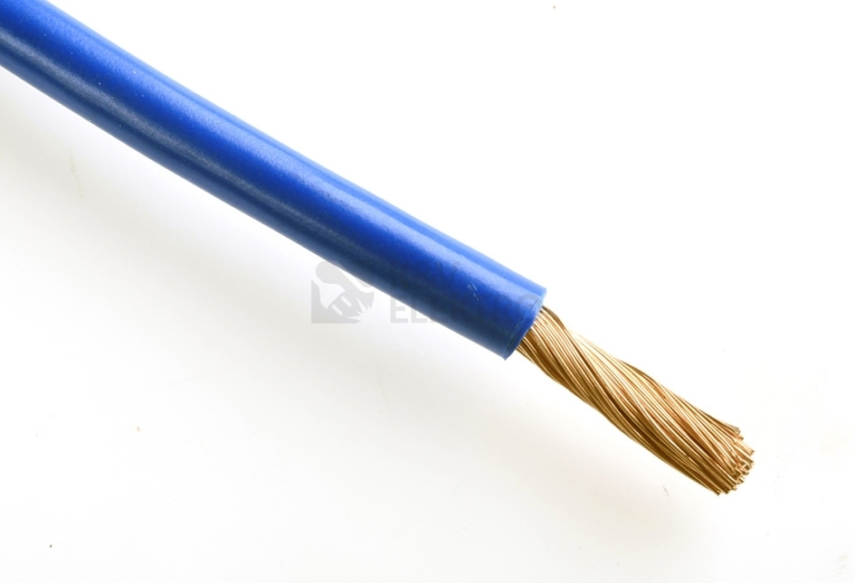 Obrázek produktu Vodič H07V-K 10 tmavě modrá (CYA 10) metráž 0