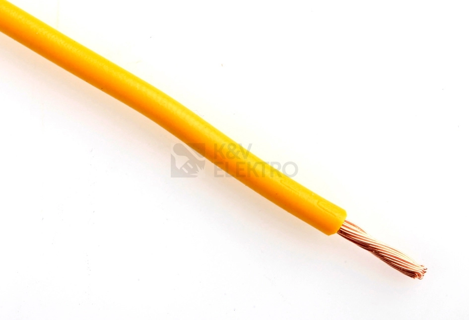 Obrázek produktu Vodič H05V-K 1 žlutá (CYA 1) (100m) 0