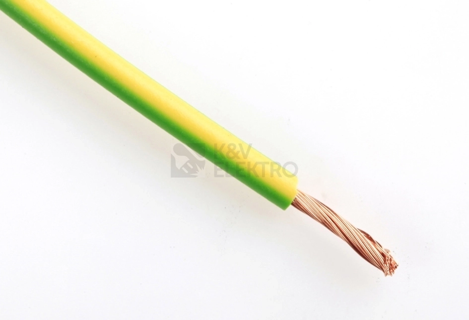 Obrázek produktu Vodič H05V-K 1 žlutozelená (CYA 1) (100m) 0