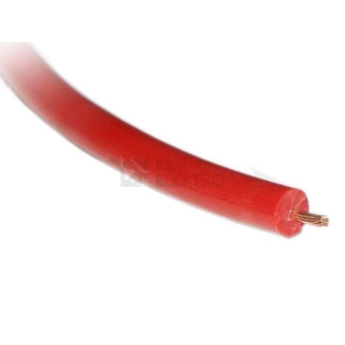 Zapalovací vodič pro vozidla červený ZYA 1,34 (200m)