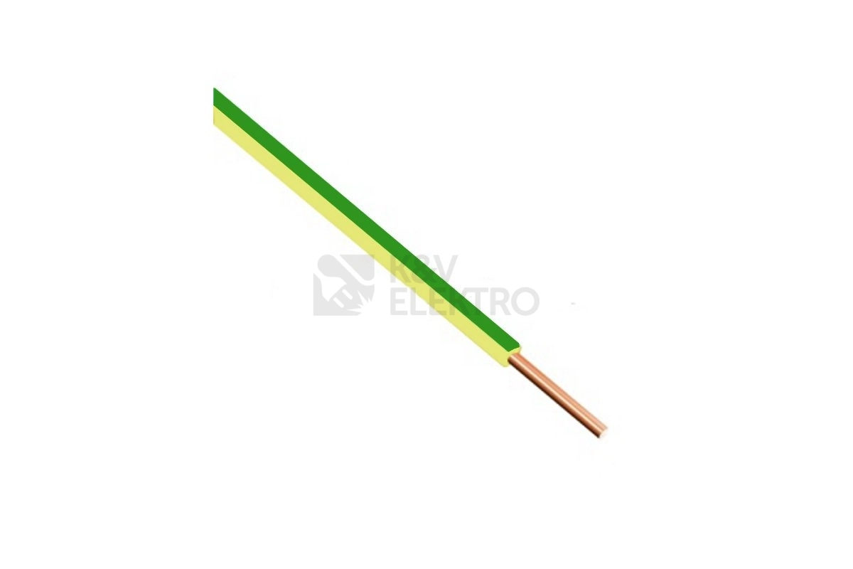 Obrázek produktu Vodič H05V-U 0,75 žlutozelená (CY 0,75A) (200m) 0