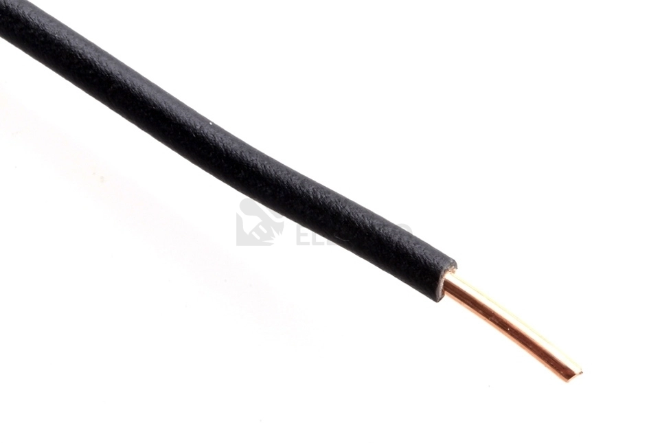 Obrázek produktu Vodič H05V-U 0,75 černá (CY 0,75) (200m) 0