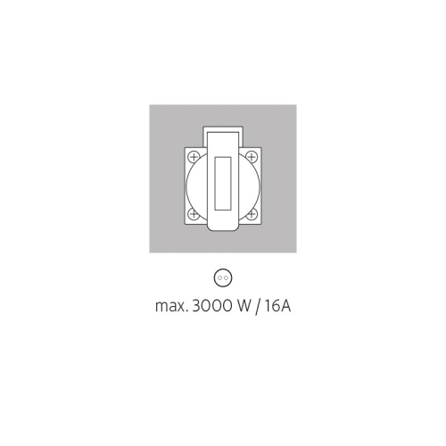 Zahradní svítidlo Panlux GARD VZS-E14 výška 76cm se zásuvkou a pohybovým čidlem