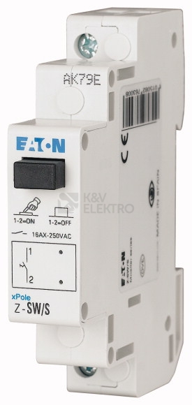 Obrázek produktu Instalační vypínač EATON Z-SW/S 1NO 16A 276300 0