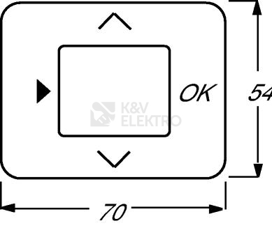Obrázek produktu ABB Alpha exclusive kryt ovladače časovacího slonová kost 6430-0-0293 (6435-22G) 2CKA006430A0293 1