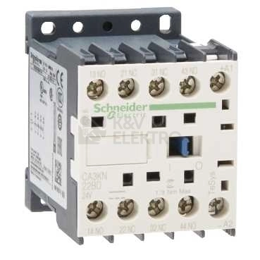 Obrázek produktu Schneider Electric TeSys pomocný miniStykač 2Z+2V 24VDC CA3KN22BD 0