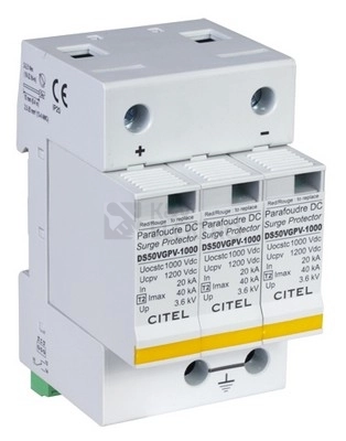 Obrázek produktu Svodič přepětí Citel DS50VGPVS-1000 480361 0