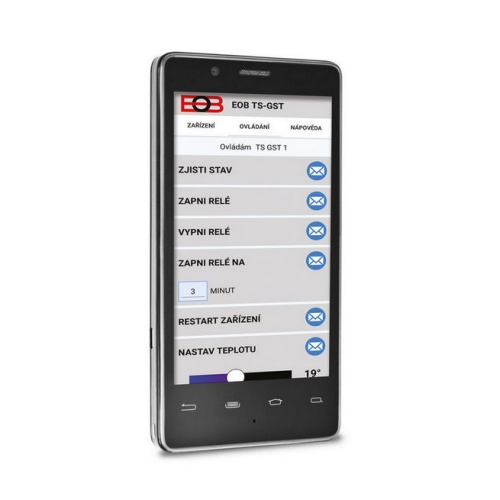 GSM zásuvka ELEKTROBOCK TS11 GST s termostatem