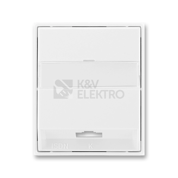 Obrázek produktu ABB Element,Time kryt zásuvky ISDN bílá/bílá 5013E-A00251 03 0