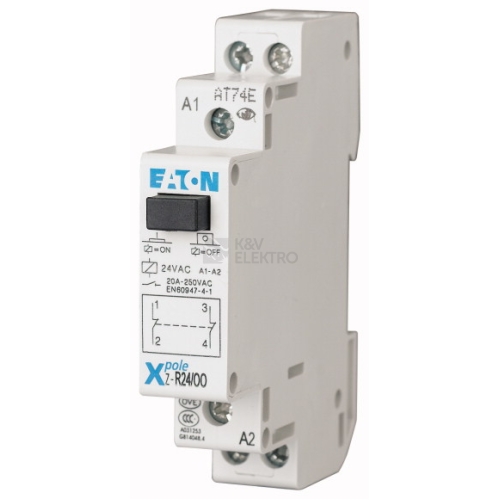 Instalační relé EATON 24V 2NC Z-R24/OO 265189