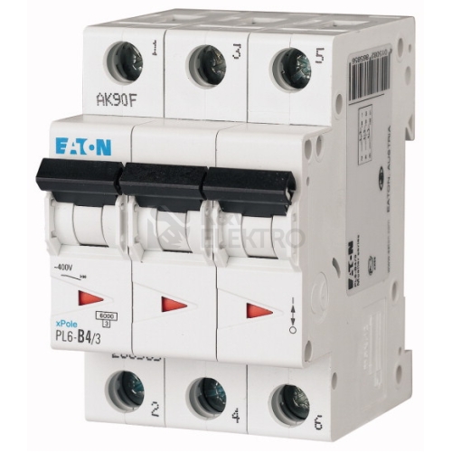 Jistič EATON PL6-B4/3 4A 286585