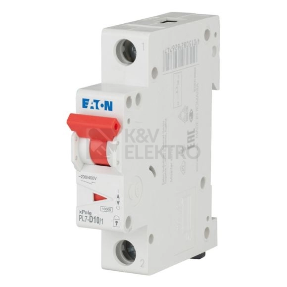 Obrázek produktu Jistič EATON PL7-D10/1 10A 262714 0