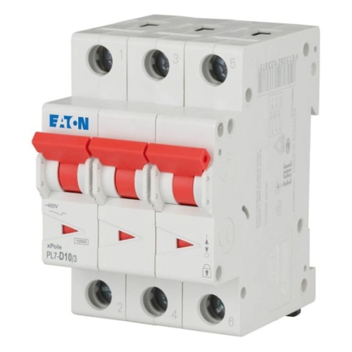 Jistič EATON PL7-D10/3 10A 263419 (obrázek 3)