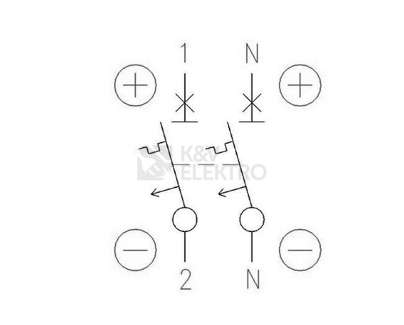 Obrázek produktu Jistič EATON PL7-16/2/C-DC 16A PL7-C16/2-DC 264902 2