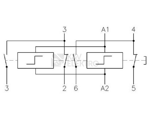 Obrázek produktu Paměťové relé EATON 48/24V 2CO Z-S48/WW 265542 2