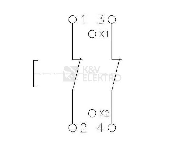 Obrázek produktu Modulové tlačítko EATON Z-PU/OO 2NC 16A 276294 2