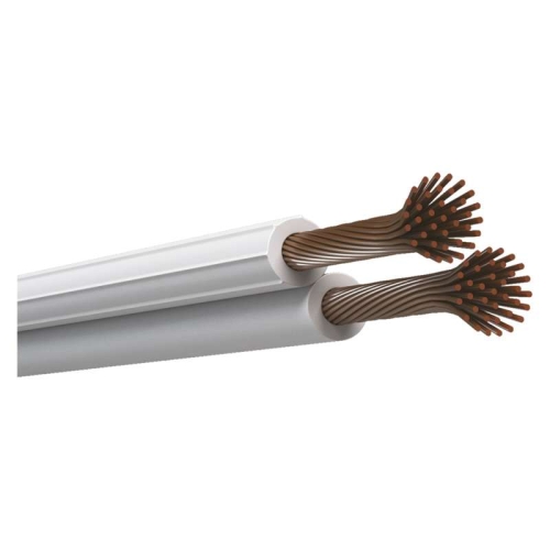 Kabel V03VH-H 2×0,35 dvojlinka bílá (CYH) metráž