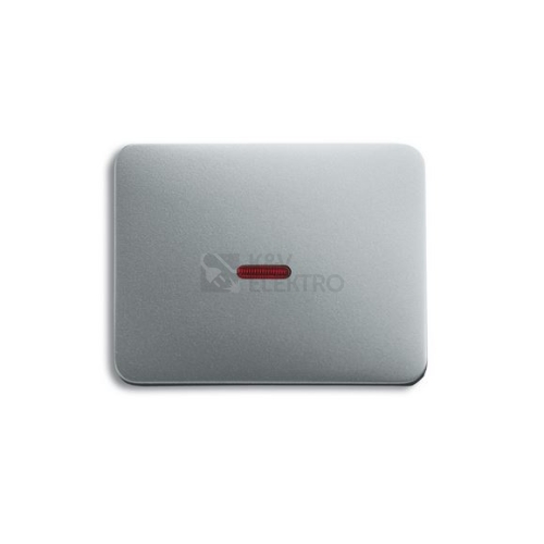 ABB Alpha exclusive kryt vypínače s průzorem titanová 3558B-A653266