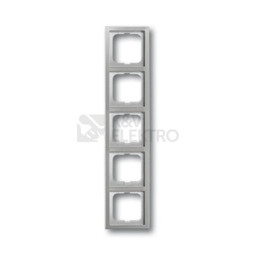 ABB Future Linear pětirámeček ušlechtilá ocel 1754-0-4321 (1725-866K) 2CKA001754A4321