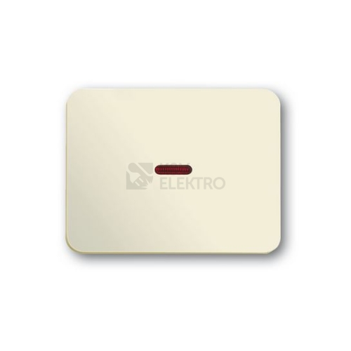 ABB Alpha exclusive kryt vypínače s čirým průzorem slonová kost 3558B-A65322G