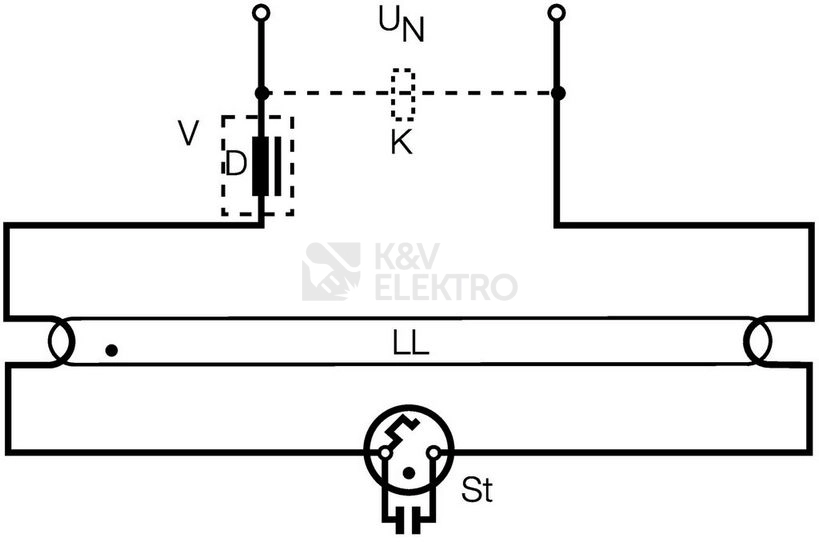 Obrázek produktu Startér OSRAM ST111 SINGLE L4...65W DL18 2