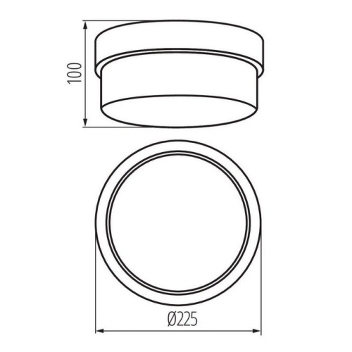 Svítidlo Kanlux TUNA S1101-W 100W E27 bílá IP44 04260 (obrázek 4)
