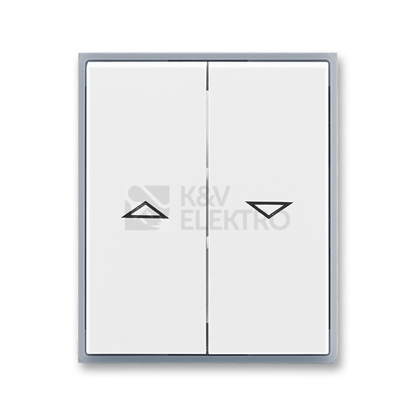 Obrázek produktu ABB Element kryt spínače žaluziového bílá/ledová šedá 3558E-A00662 04 0