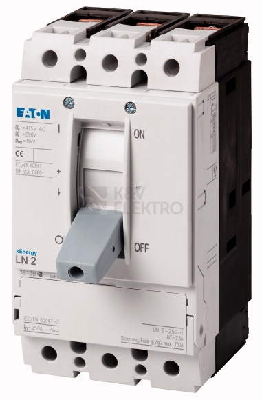 Obrázek produktu Výkonový vypínač EATON LN2-250-I 250A 112004 0