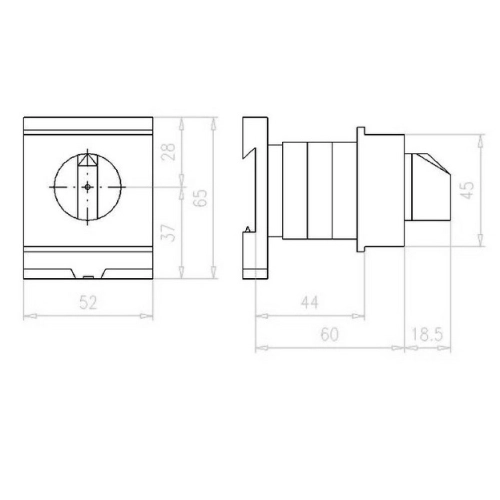 Otočný přepínač EATON 1-pól Z-DSA1-01 /Z8-DS 200/ 20A 248868 (obrázek 2)