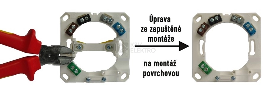 Obrázek produktu Kabelový vývod (přístrojová přípojka) zapuštěná HAD 3 1000332 5x2,5mm2 3