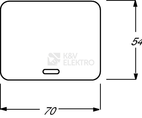 Obrázek produktu ABB Alpha Nea Exclusive kryt vypínače (2CKA006599A2870) 1