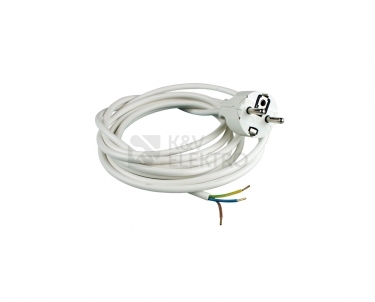 Obrázek produktu Flexo šňůra, 863159-3-54/3 3X1,5, H05VV-F, bílá rovná 0