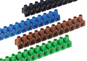 Obrázek produktu Svorkovnice lámací (čokoláda) OBO 70 VDE 2,5mm2 2055023 0